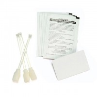 ZEBRA Card Printer 105909-169 Premier Cleaning Kit with 50 pcs CR80 Cleaning Cards and 25 pcs Cleaning Swabs